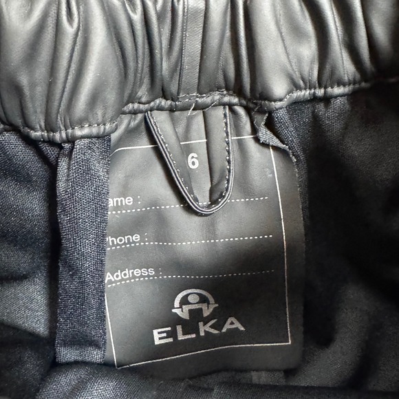 ELKA Kids Rain Suit Set Jacket Pants Black Reflective Size 116 6Y Waterproof - Picture 9 of 16